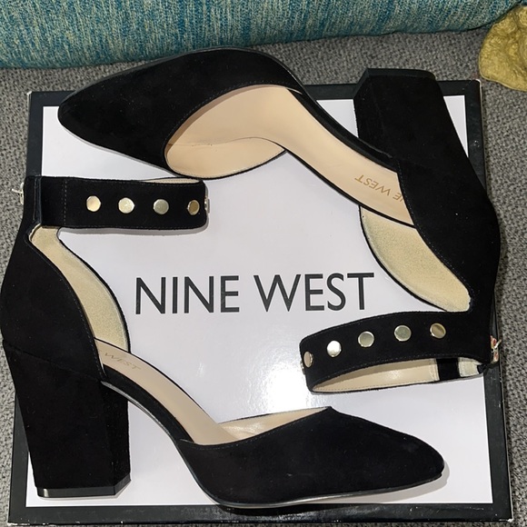 Nine West Sharmain Black Heels 6.5M - Picture 4 of 6